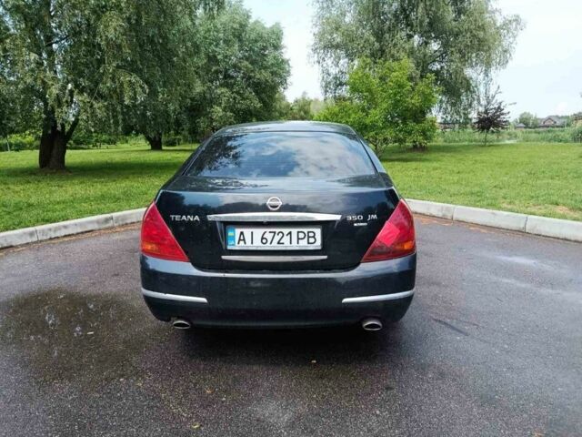 Черный Ниссан Теана, объемом двигателя 3.5 л и пробегом 240 тыс. км за 4500 $, фото 3 на Automoto.ua