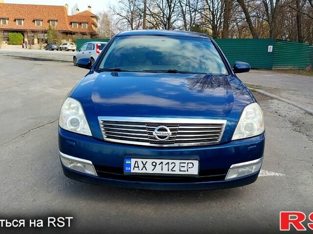 Синий Ниссан Теана, объемом двигателя 3.5 л и пробегом 224 тыс. км за 6000 $, фото 1 на Automoto.ua