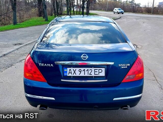 Синий Ниссан Теана, объемом двигателя 3.5 л и пробегом 224 тыс. км за 6000 $, фото 4 на Automoto.ua