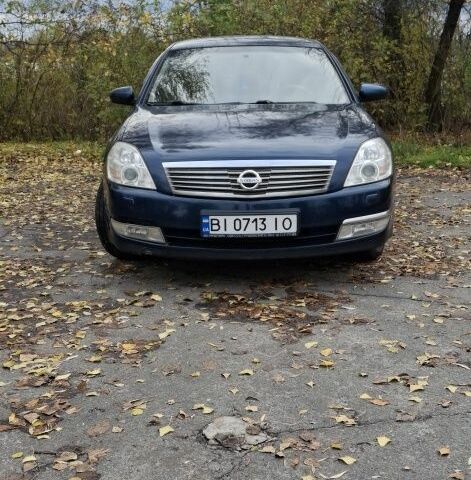 Синий Ниссан Теана, объемом двигателя 3.5 л и пробегом 205 тыс. км за 5000 $, фото 1 на Automoto.ua