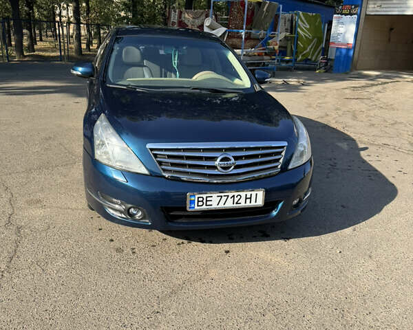 Ниссан Теана 2011 в Николаеве на Automoto.ua Синий Ниссан Теана, объемом двигателя 2.5 л и пробегом 230 тыс. км за 9200 $, фото 2 на Automoto.ua