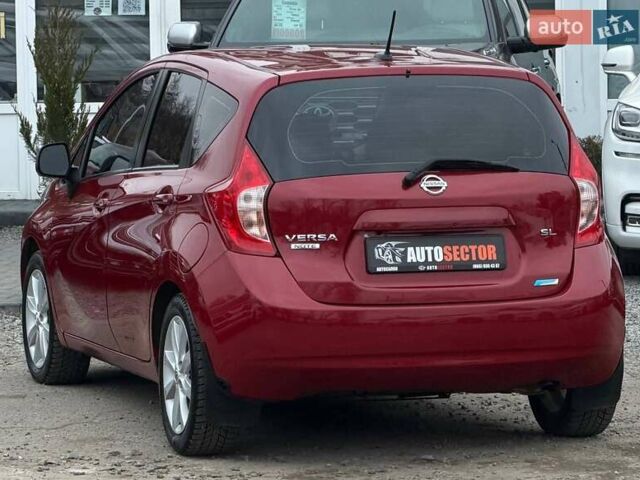 Красный Ниссан Верса, объемом двигателя 1.6 л и пробегом 125 тыс. км за 9300 $, фото 6 на Automoto.ua