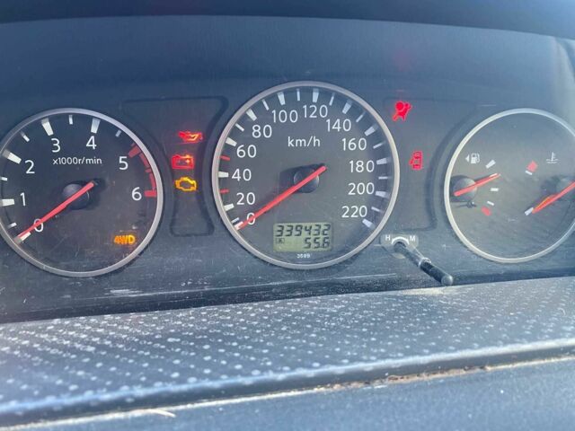 Черный Ниссан ИксТрейл, объемом двигателя 2.2 л и пробегом 339 тыс. км за 3850 $, фото 12 на Automoto.ua