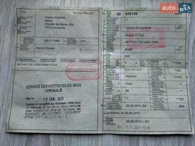Черный Ниссан ИксТрейл, объемом двигателя 1.6 л и пробегом 162 тыс. км за 16500 $, фото 20 на Automoto.ua