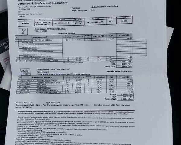 Черный Ниссан ИксТрейл, объемом двигателя 1.6 л и пробегом 80 тыс. км за 21000 $, фото 29 на Automoto.ua