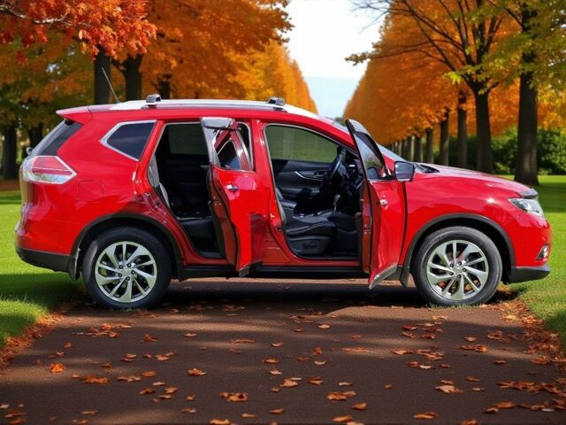 Червоний Ніссан ІксТрейл, об'ємом двигуна 2.5 л та пробігом 94 тис. км за 15637 $, фото 13 на Automoto.ua