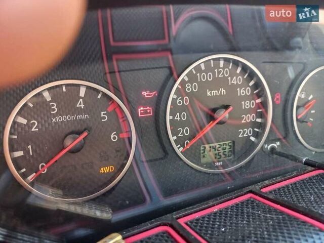 Серый Ниссан ИксТрейл, объемом двигателя 2.18 л и пробегом 300 тыс. км за 5500 $, фото 3 на Automoto.ua