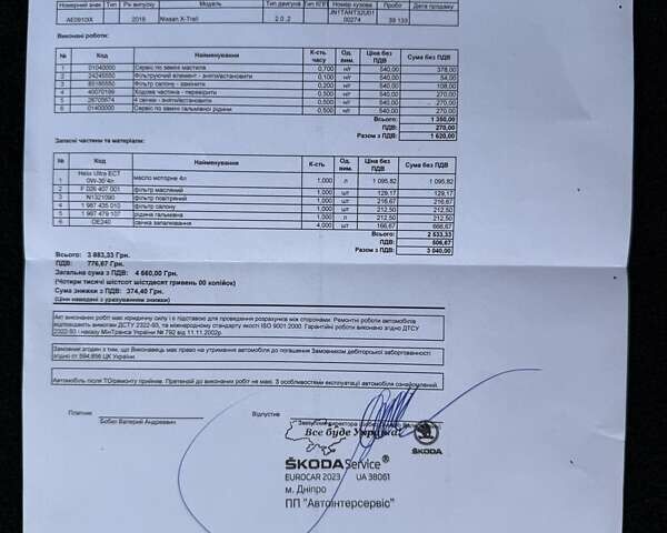 Серый Ниссан ИксТрейл, объемом двигателя 2 л и пробегом 43 тыс. км за 21500 $, фото 53 на Automoto.ua