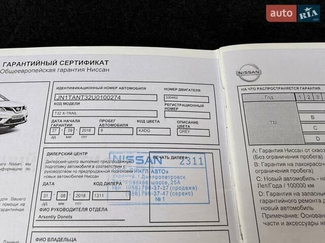 Серый Ниссан ИксТрейл, объемом двигателя 2 л и пробегом 43 тыс. км за 21500 $, фото 51 на Automoto.ua