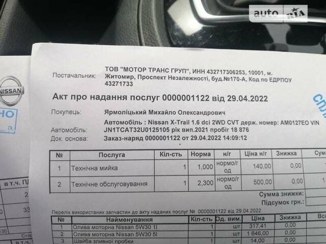 Зелений Ніссан ІксТрейл, об'ємом двигуна 1.6 л та пробігом 53 тис. км за 26600 $, фото 7 на Automoto.ua