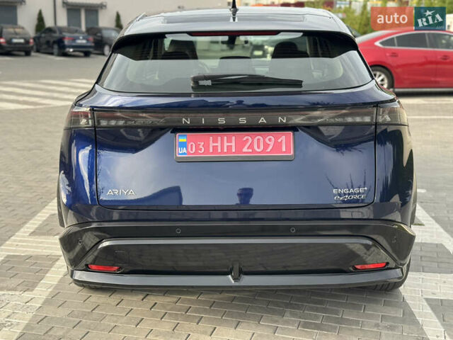 Синий Ниссан Ariya, объемом двигателя 0 л и пробегом 12 тыс. км за 27500 $, фото 5 на Automoto.ua