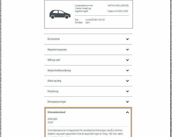 Червоний Ніссан e-NV200, об'ємом двигуна 0 л та пробігом 29 тис. км за 17400 $, фото 27 на Automoto.ua