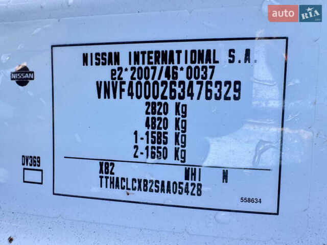 Білий Ніссан NV300, об'ємом двигуна 1.6 л та пробігом 185 тис. км за 16500 $, фото 15 на Automoto.ua