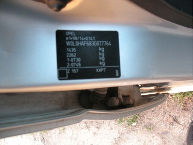 Сірий Опель Агіла, об'ємом двигуна 1 л та пробігом 250 тис. км за 4300 $, фото 30 на Automoto.ua