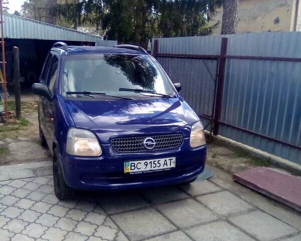 Синий Опель Агила, объемом двигателя 0.97 л и пробегом 253 тыс. км за 3000 $, фото 2 на Automoto.ua