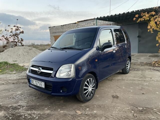 Синий Опель Агила, объемом двигателя 1 л и пробегом 184 тыс. км за 3500 $, фото 1 на Automoto.ua