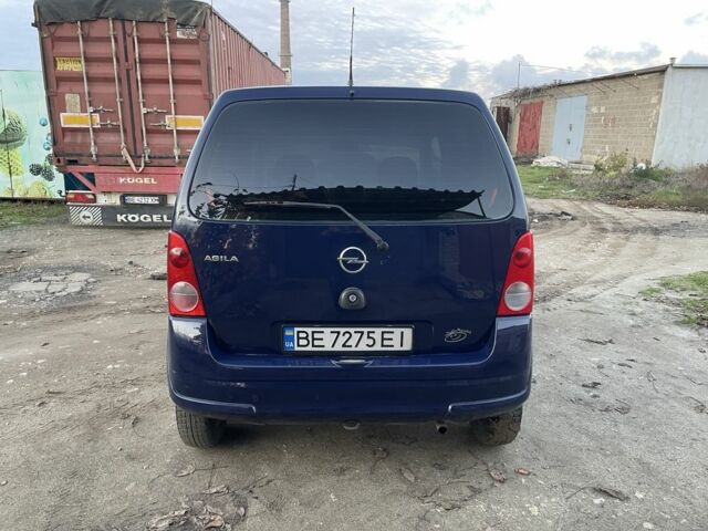 Синий Опель Агила, объемом двигателя 1 л и пробегом 184 тыс. км за 3500 $, фото 7 на Automoto.ua
