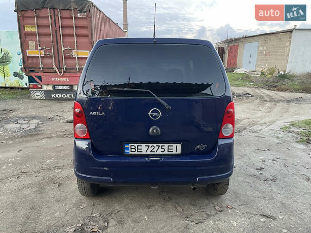 Синий Опель Агила, объемом двигателя 1 л и пробегом 184 тыс. км за 3500 $, фото 7 на Automoto.ua
