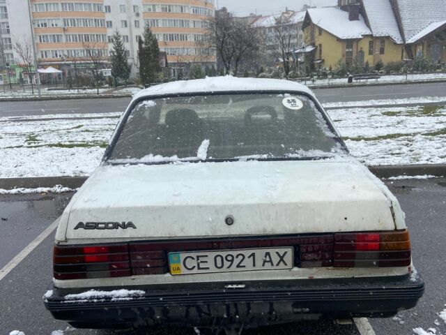 Білий Опель Аскона, об'ємом двигуна 1.6 л та пробігом 200 тис. км за 319 $, фото 3 на Automoto.ua