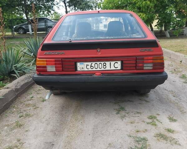 Червоний Опель Аскона, об'ємом двигуна 1.4 л та пробігом 200 тис. км за 450 $, фото 7 на Automoto.ua