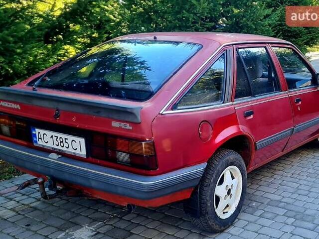 Опель Аскона 1986 в Ратно на Automoto.ua Красный Опель Аскона, объемом двигателя 1.6 л и пробегом 300 тыс. км за 800 $, фото 5 на Automoto.ua