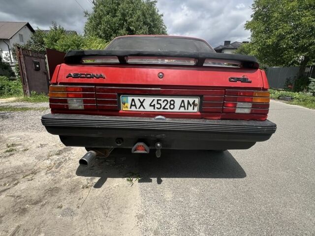 Красный Опель Аскона, объемом двигателя 2 л и пробегом 200 тыс. км за 800 $, фото 2 на Automoto.ua