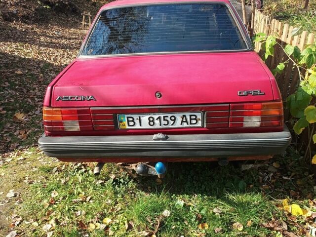 Червоний Опель Аскона, об'ємом двигуна 1.6 л та пробігом 100 тис. км за 800 $, фото 1 на Automoto.ua