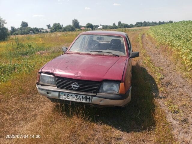 Красный Опель Аскона, объемом двигателя 1.6 л и пробегом 3 тыс. км за 284 $, фото 1 на Automoto.ua