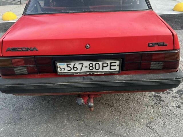 Красный Опель Аскона, объемом двигателя 1.5 л и пробегом 500 тыс. км за 358 $, фото 1 на Automoto.ua