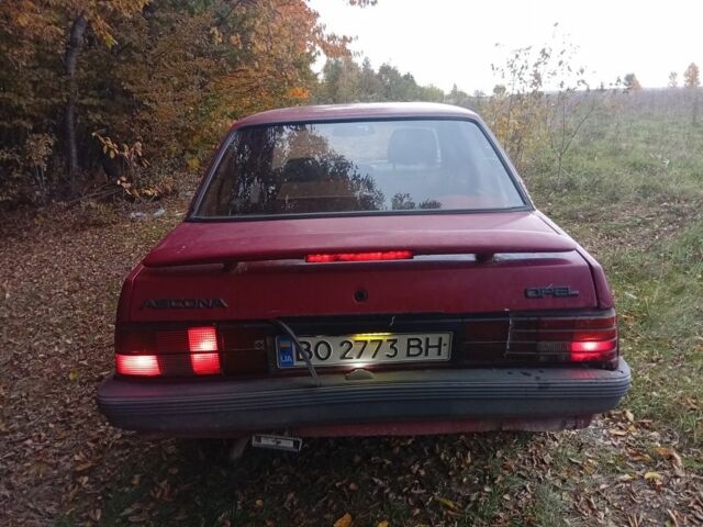 Червоний Опель Аскона, об'ємом двигуна 1.6 л та пробігом 315 тис. км за 850 $, фото 2 на Automoto.ua