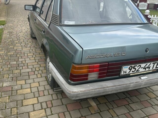 Опель Аскона 1986 в Стрые на Automoto.ua Зеленый Опель Аскона, объемом двигателя 1.6 л и пробегом 74 тыс. км за 500 $, фото 3 на Automoto.ua