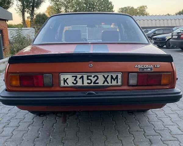 Оранжевый Опель Аскона, объемом двигателя 1.9 л и пробегом 185 тыс. км за 1400 $, фото 28 на Automoto.ua