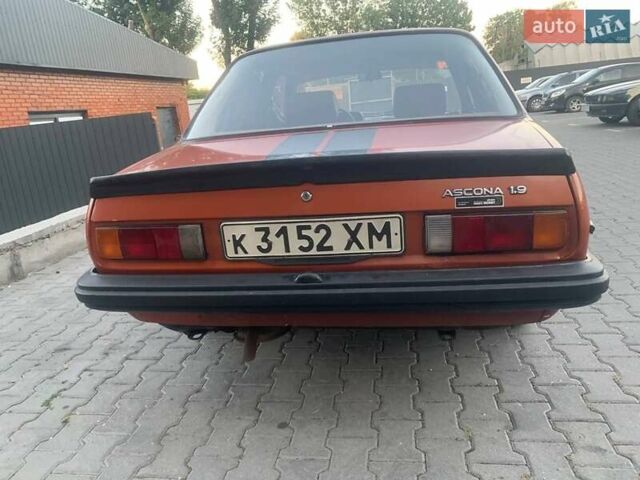 Оранжевый Опель Аскона, объемом двигателя 1.9 л и пробегом 185 тыс. км за 1400 $, фото 14 на Automoto.ua
