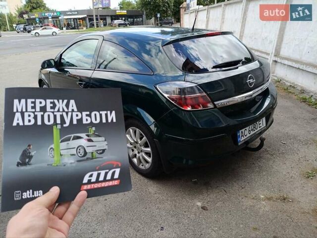 Зеленый Опель Астра ГТЦ, объемом двигателя 1.6 л и пробегом 383 тыс. км за 5000 $, фото 8 на Automoto.ua