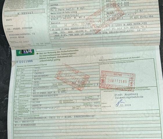 Белый Опель Астра, объемом двигателя 1.4 л и пробегом 170 тыс. км за 6999 $, фото 17 на Automoto.ua