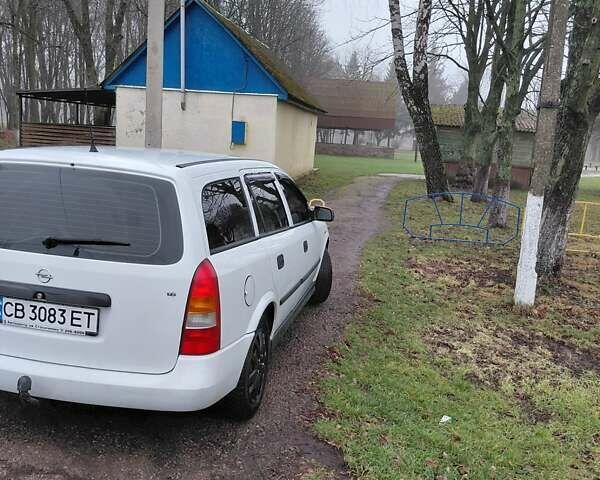 Белый Опель Астра, объемом двигателя 1.6 л и пробегом 285 тыс. км за 3000 $, фото 7 на Automoto.ua