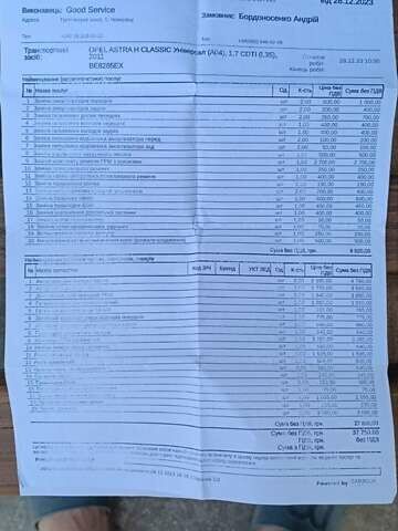 Белый Опель Астра, объемом двигателя 1.69 л и пробегом 260 тыс. км за 6300 $, фото 8 на Automoto.ua