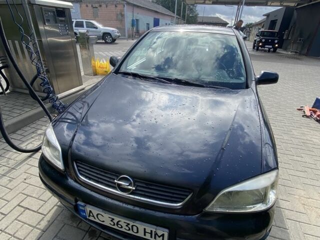Черный Опель Астра, объемом двигателя 1.6 л и пробегом 276 тыс. км за 2500 $, фото 7 на Automoto.ua