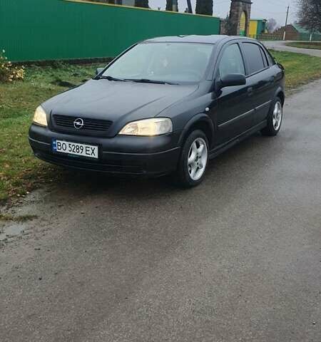 Черный Опель Астра, объемом двигателя 1.6 л и пробегом 171 тыс. км за 2199 $, фото 1 на Automoto.ua