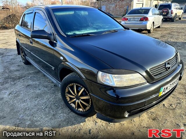Чорний Опель Астра, об'ємом двигуна 1.4 л та пробігом 245 тис. км за 2700 $, фото 6 на Automoto.ua