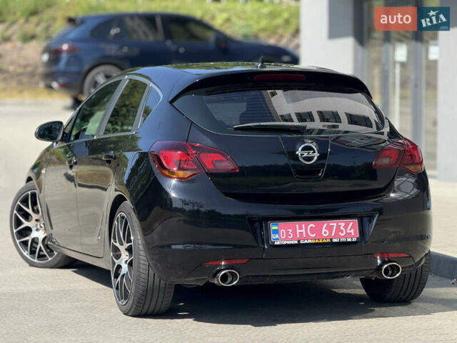 Черный Опель Астра, объемом двигателя 1.6 л и пробегом 127 тыс. км за 8950 $, фото 10 на Automoto.ua