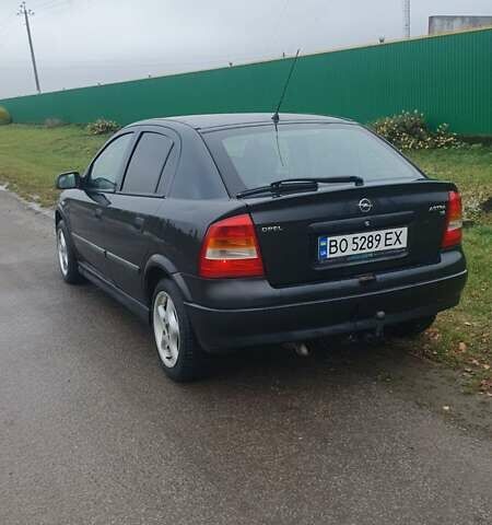 Черный Опель Астра, объемом двигателя 1.6 л и пробегом 171 тыс. км за 2199 $, фото 5 на Automoto.ua