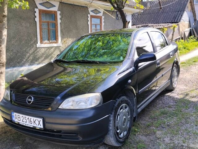 Черный Опель Астра, объемом двигателя 1.4 л и пробегом 304 тыс. км за 3250 $, фото 2 на Automoto.ua