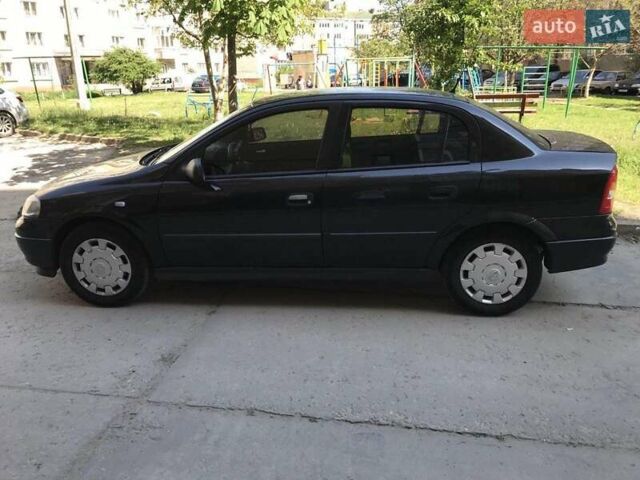 Чорний Опель Астра, об'ємом двигуна 1.4 л та пробігом 187 тис. км за 3800 $, фото 2 на Automoto.ua