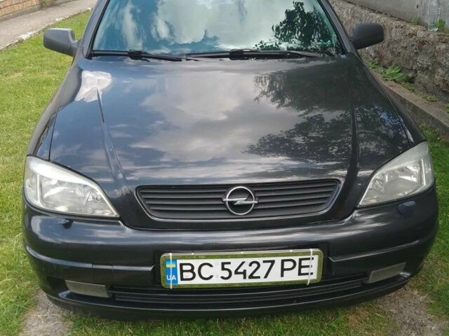 Черный Опель Астра, объемом двигателя 1.4 л и пробегом 243 тыс. км за 3200 $, фото 9 на Automoto.ua