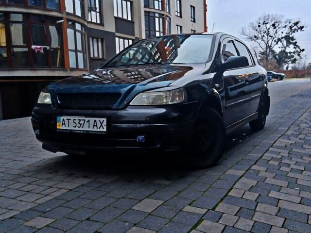 Черный Опель Астра, объемом двигателя 1.4 л и пробегом 214 тыс. км за 1800 $, фото 10 на Automoto.ua