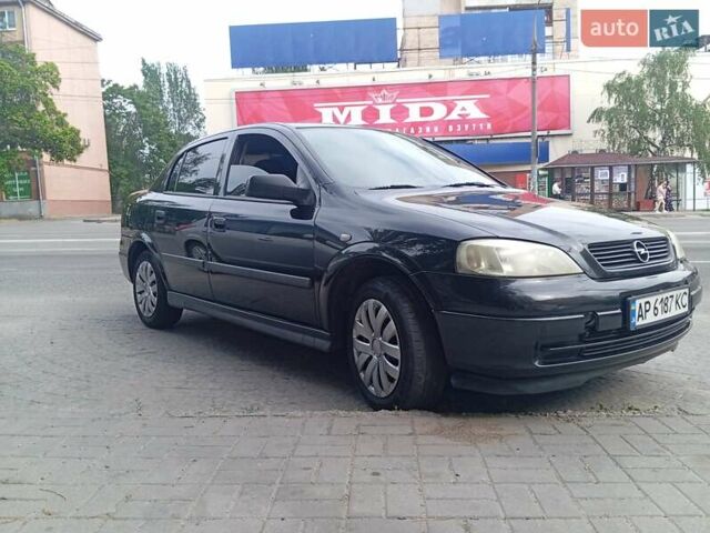 Чорний Опель Астра, об'ємом двигуна 1.36 л та пробігом 225 тис. км за 3790 $, фото 1 на Automoto.ua