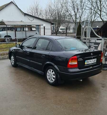 Черный Опель Астра, объемом двигателя 1.39 л и пробегом 280 тыс. км за 3300 $, фото 16 на Automoto.ua