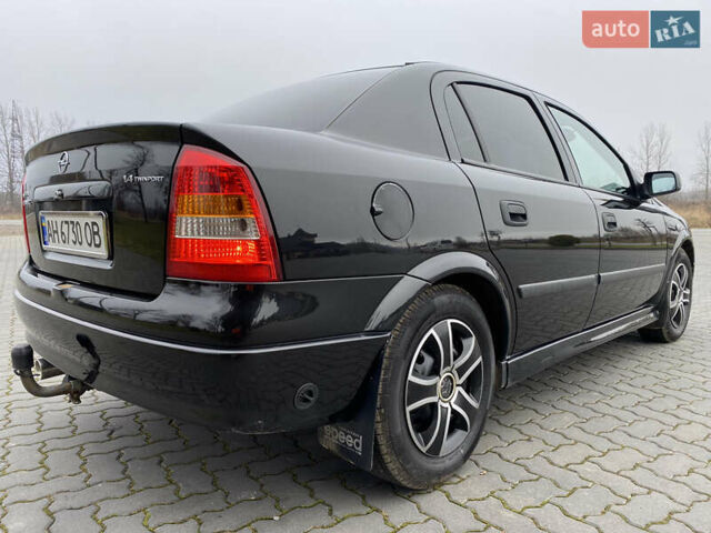 Чорний Опель Астра, об'ємом двигуна 1.36 л та пробігом 198 тис. км за 3950 $, фото 8 на Automoto.ua