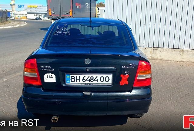 Чорний Опель Астра, об'ємом двигуна 1.4 л та пробігом 290 тис. км за 4300 $, фото 1 на Automoto.ua